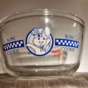 Vintage anchor ovenware Pillsbury doughboy mixing bowl 1.5 quart.